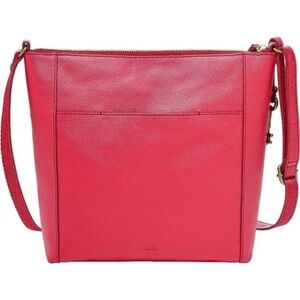 Fossil Women's Tara Leather Crossbody Purse Handbag